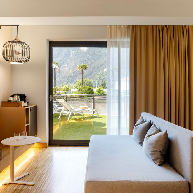 Oasi Junior Suite - Think of an oasis where you can feel well: through design, every detail in this suite tells the story of the Astoria Resort park