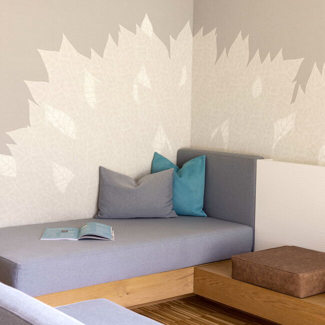 Oasi Junior Suite - Think of an oasis where you can feel well: through design, every detail in this suite tells the story of the Astoria Resort park